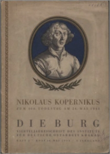 Nikolaus Kopernikus zum 400. Todestag am 24. Mai 1943