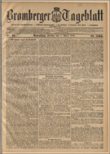 Bromberger Tageblatt. J. 29, 1905, nr 83