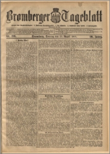 Bromberger Tageblatt. J. 29, 1905, nr 195
