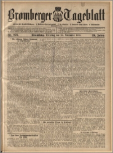 Bromberger Tageblatt. J. 29, 1905, nr 279
