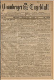 Bromberger Tageblatt. J. 32, 1908, nr 31