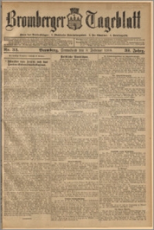 Bromberger Tageblatt. J. 32, 1908, nr 33