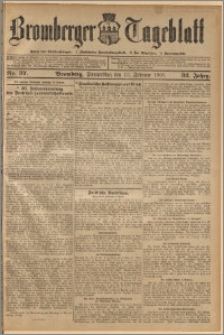Bromberger Tageblatt. J. 32, 1908, nr 37