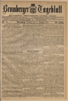 Bromberger Tageblatt. J. 32, 1908, nr 41