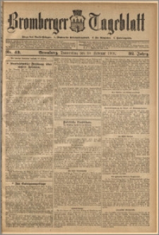 Bromberger Tageblatt. J. 32, 1908, nr 43