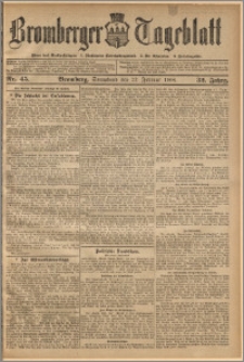 Bromberger Tageblatt. J. 32, 1908, nr 45