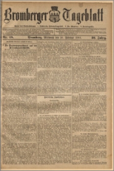 Bromberger Tageblatt. J. 32, 1908, nr 48