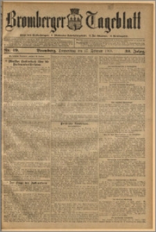 Bromberger Tageblatt. J. 32, 1908, nr 49