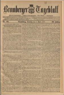 Bromberger Tageblatt. J. 32, 1908, nr 83
