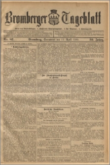 Bromberger Tageblatt. J. 32, 1908, nr 87