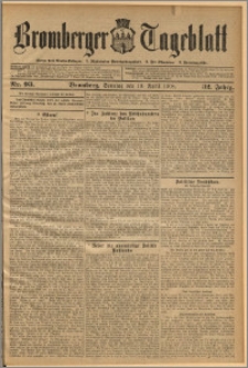 Bromberger Tageblatt. J. 32, 1908, nr 93