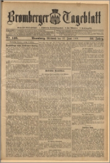Bromberger Tageblatt. J. 32, 1908, nr 140