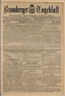 Bromberger Tageblatt. J. 32, 1908, nr 142