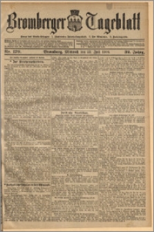 Bromberger Tageblatt. J. 32, 1908, nr 170