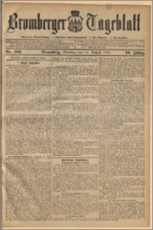 Bromberger Tageblatt. J. 32, 1908, nr 187