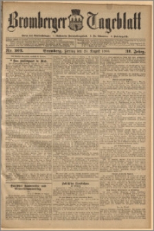Bromberger Tageblatt. J. 32, 1908, nr 202