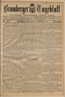 Bromberger Tageblatt. J. 32, 1908, nr 205