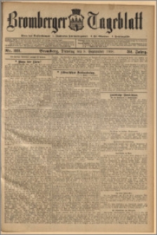 Bromberger Tageblatt. J. 32, 1908, nr 211