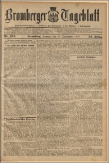 Bromberger Tageblatt. J. 32, 1908, nr 222