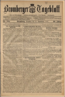 Bromberger Tageblatt. J. 32, 1908, nr 223