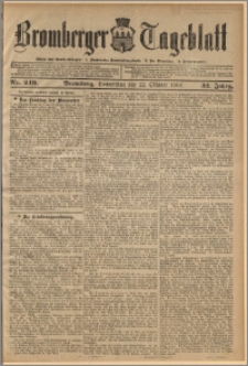 Bromberger Tageblatt. J. 32, 1908, nr 249