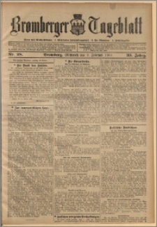 Bromberger Tageblatt. J. 33, 1909, nr 28