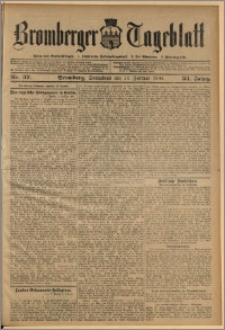 Bromberger Tageblatt. J. 33, 1909, nr 37