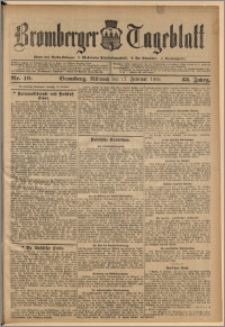 Bromberger Tageblatt. J. 33, 1909, nr 40