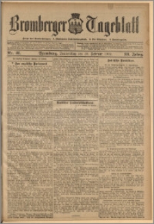 Bromberger Tageblatt. J. 33, 1909, nr 41