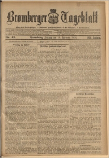 Bromberger Tageblatt. J. 33, 1909, nr 42
