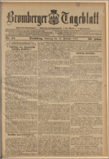 Bromberger Tageblatt. J. 33, 1909, nr 44