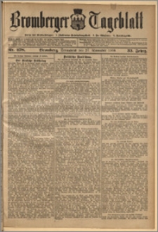 Bromberger Tageblatt. J. 33, 1909, nr 278