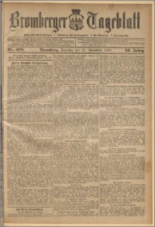 Bromberger Tageblatt. J. 33, 1909, nr 279
