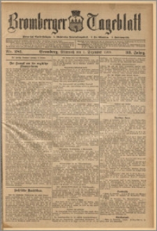 Bromberger Tageblatt. J. 33, 1909, nr 281
