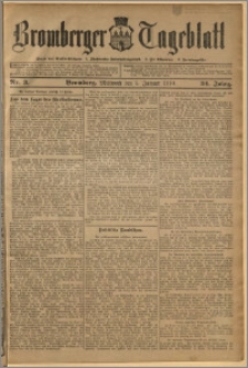 Bromberger Tageblatt. J. 34, 1910, nr 3