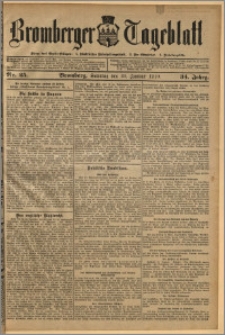 Bromberger Tageblatt. J. 34, 1910, nr 25