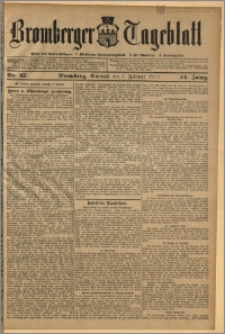 Bromberger Tageblatt. J. 34, 1910, nr 27