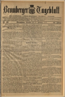 Bromberger Tageblatt. J. 34, 1910, nr 44