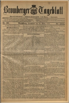 Bromberger Tageblatt. J. 34, 1910, nr 66