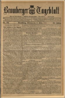Bromberger Tageblatt. J. 34, 1910, nr 73