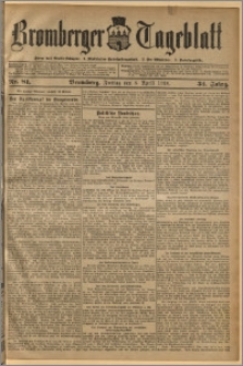 Bromberger Tageblatt. J. 34, 1910, nr 81