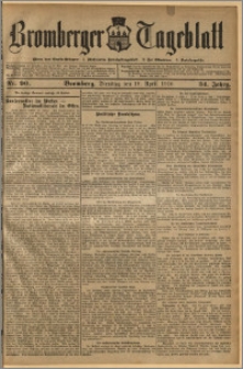 Bromberger Tageblatt. J. 34, 1910, nr 90