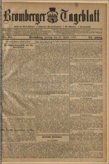 Bromberger Tageblatt. J. 34, 1910, nr 93