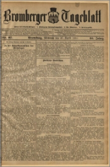 Bromberger Tageblatt. J. 34, 1910, nr 97