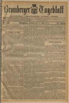 Bromberger Tageblatt. J. 34, 1910, nr 112