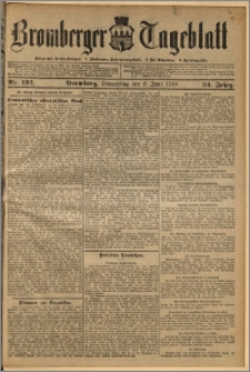 Bromberger Tageblatt. J. 34, 1910, nr 132