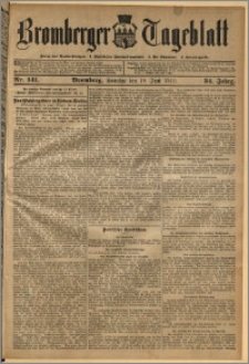 Bromberger Tageblatt. J. 34, 1910, nr 141