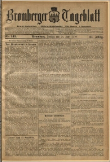 Bromberger Tageblatt. J. 34, 1910, nr 145
