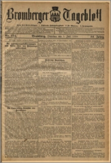 Bromberger Tageblatt. J. 34, 1910, nr 154