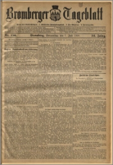 Bromberger Tageblatt. J. 34, 1910, nr 156